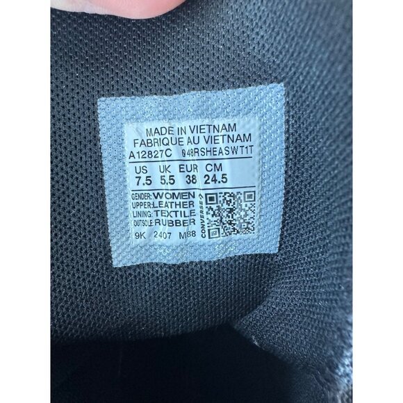 ⭐Converse Chuck Taylor All Star Wedge Platform 7.5 Patent Leather Shoes A12827C⭐ - Picture 13 of 13